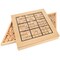 WE Games Wooden Sudoku Puzzle Board Game with Pull Out Drawers - 11 in